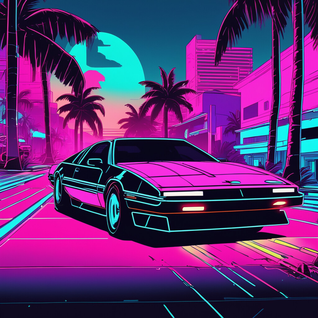 ArtStation - Miami Vice Dreamscape