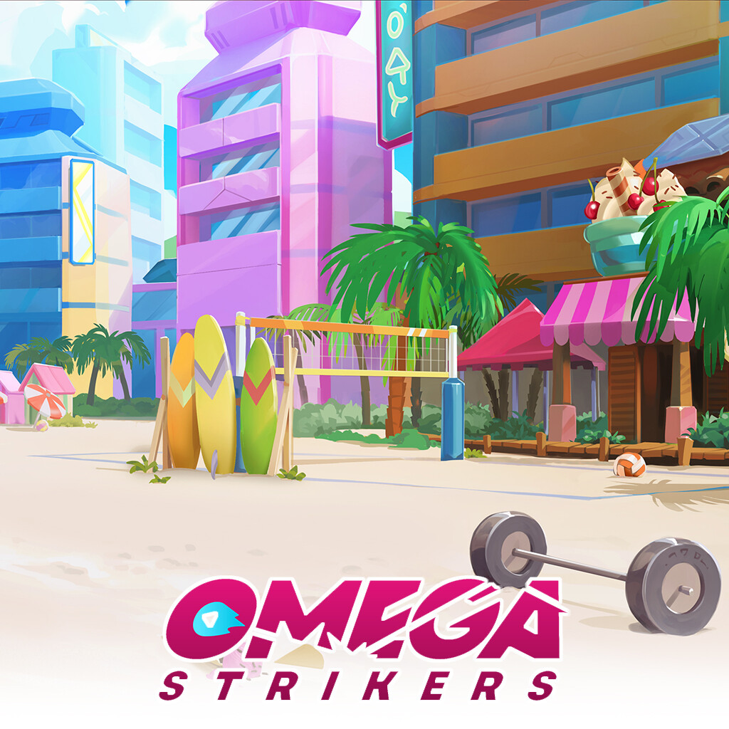 Anya Jo Elvidge Portfolio Omega Strikers Summer Splash Visual