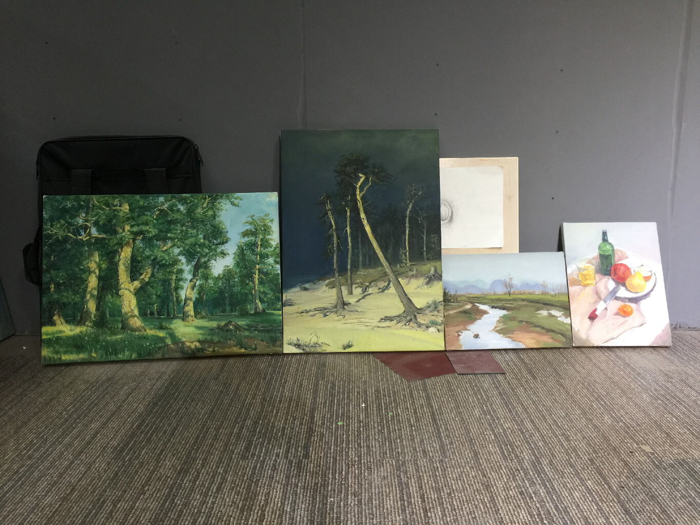 ArtStation Some daily oil painting exercises