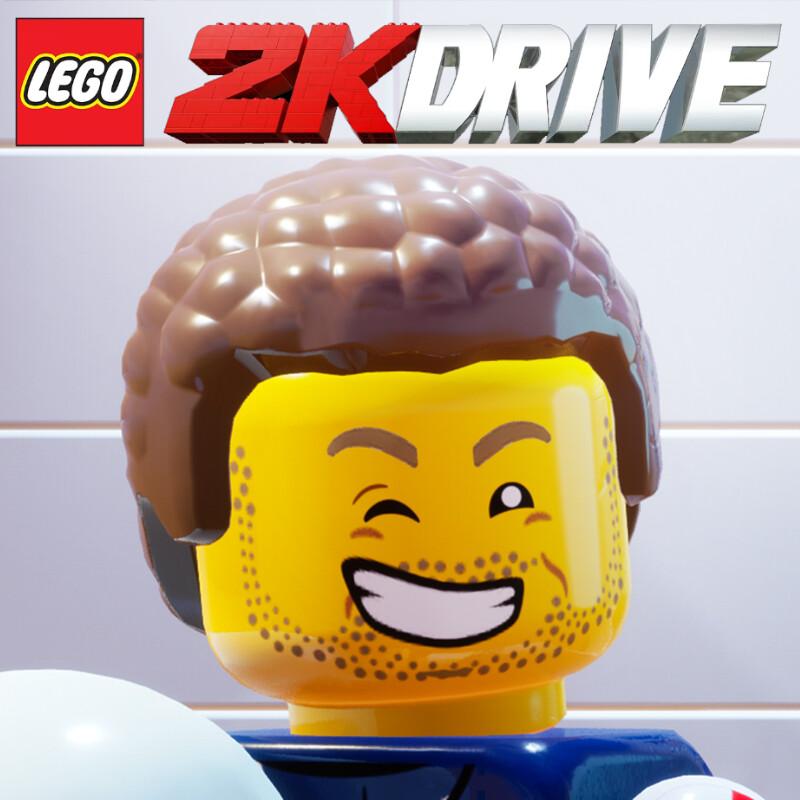 ArtStation Lego 2K Drive Hair Pieces