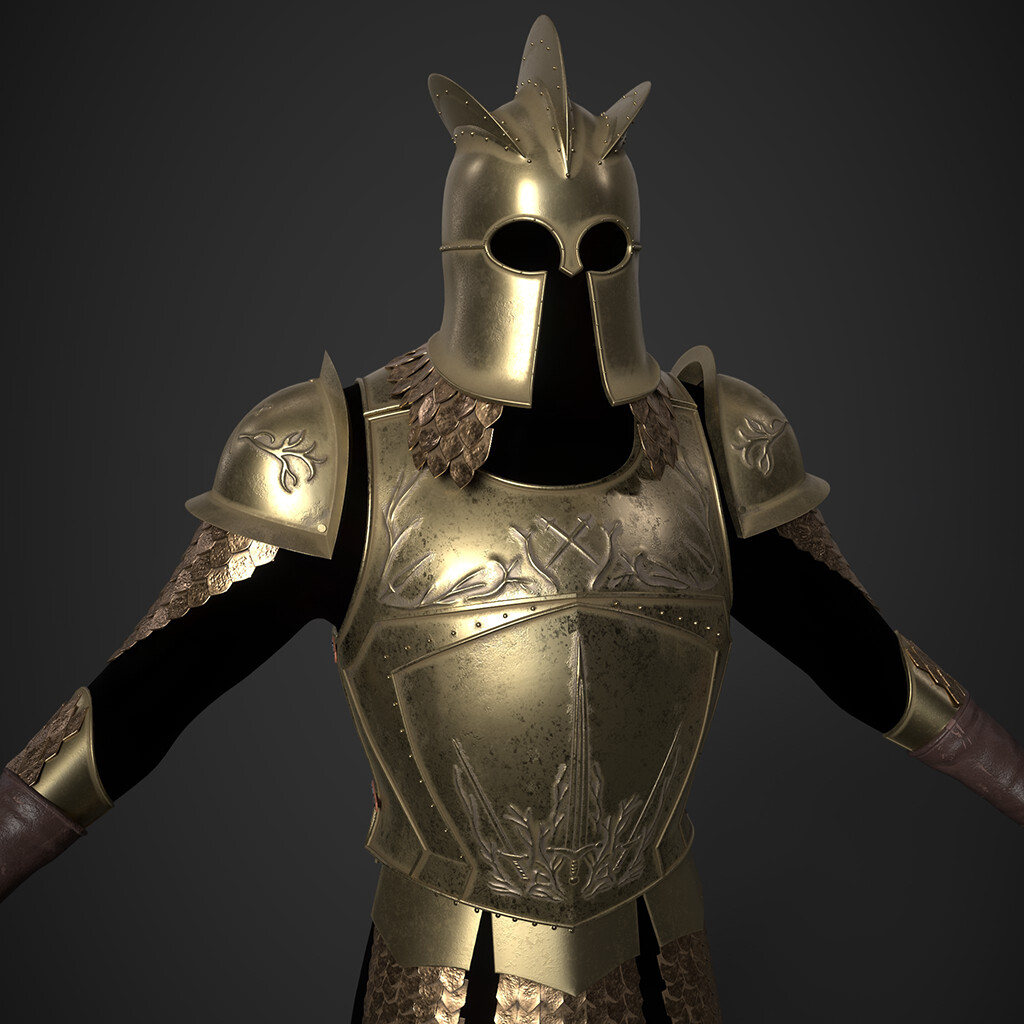 ArtStation - Kingsguard Armor (WIP, Part 1)