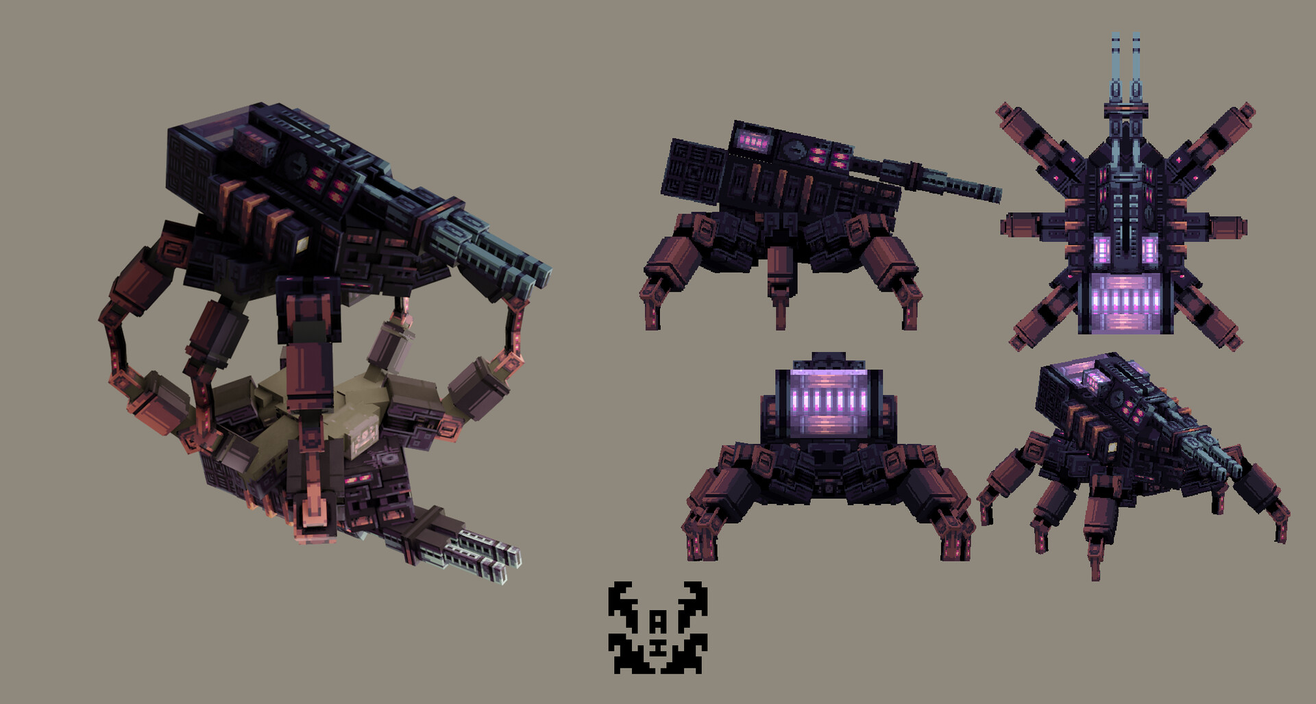 ArtStation - Mechanoid "ARACHNID"