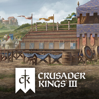 Paradox Interactive Crusader Kings III Art Blast - ArtStation Magazine