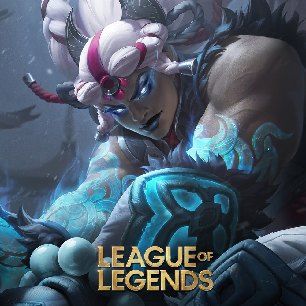 ArtStation - Snow Moon Illaoi - League of Legends Splash Art
