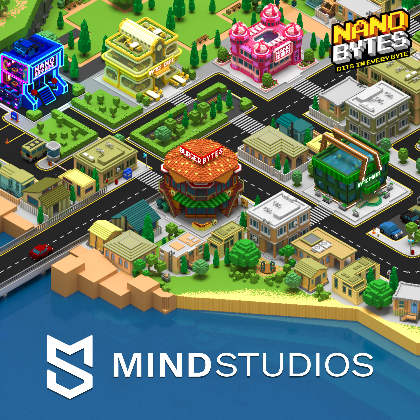 Mind Studios Games - Voxel City @ NanoBytes: ByteWorld