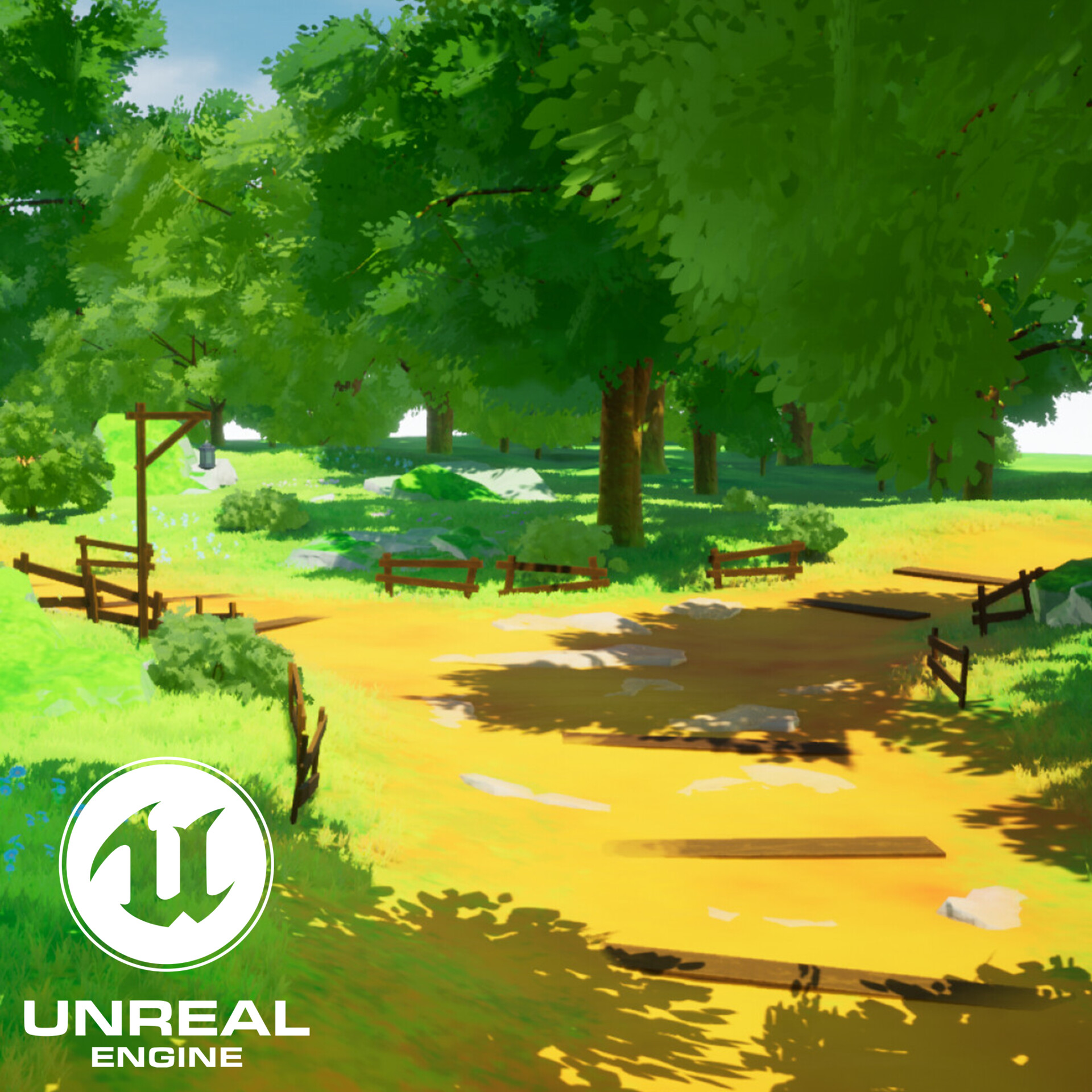 ArtStation - Stylized Environtment Scene - Unreal Engine 4.27