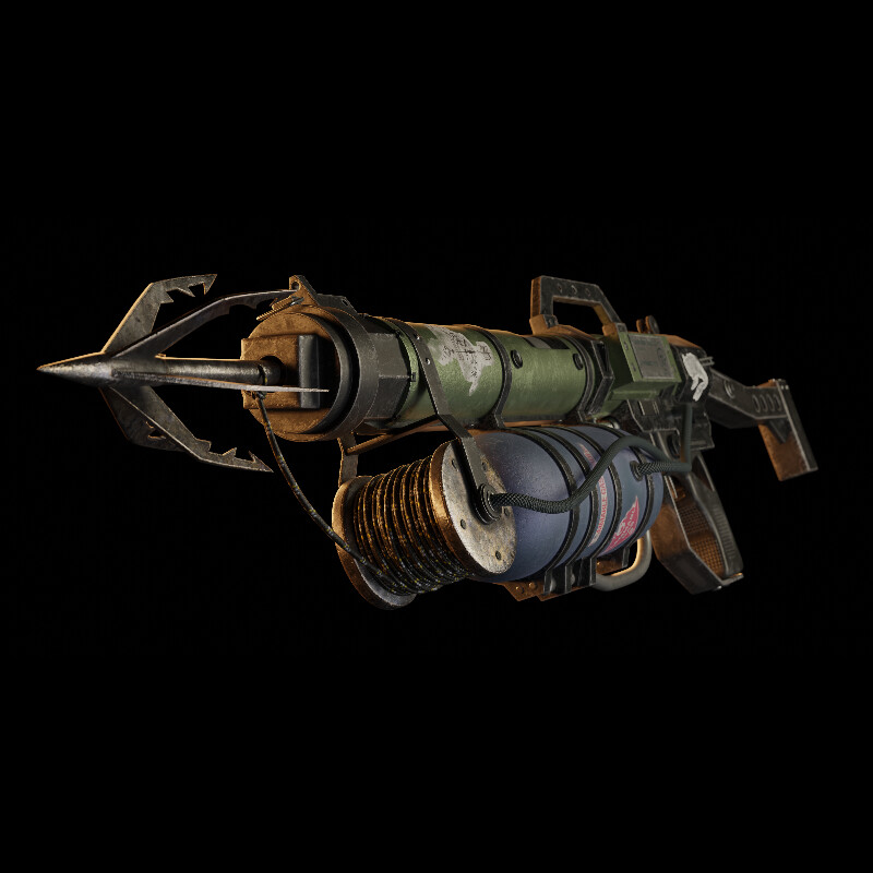 ArtStation - Harpoon Gun