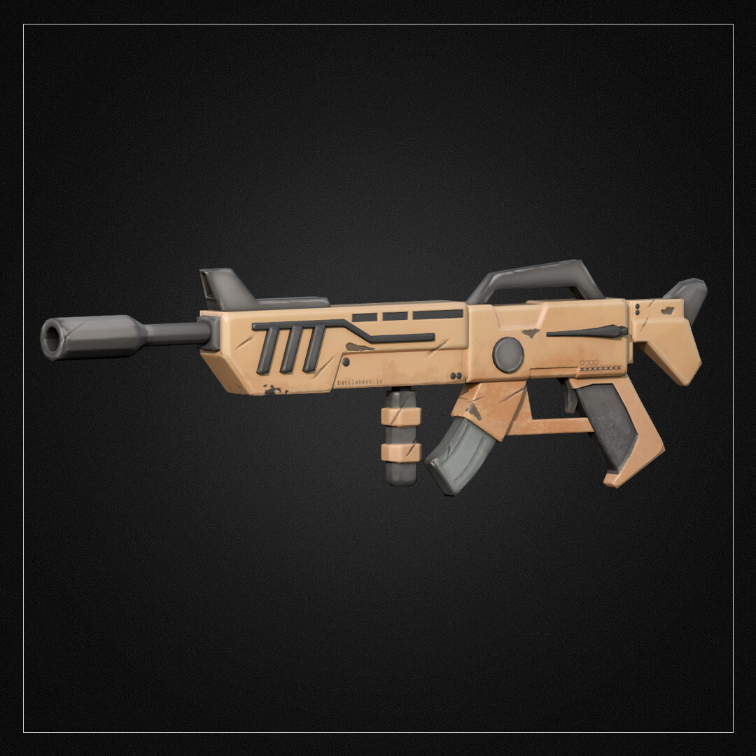 ArtStation - Stylized Scar (1 of 22 weapons)