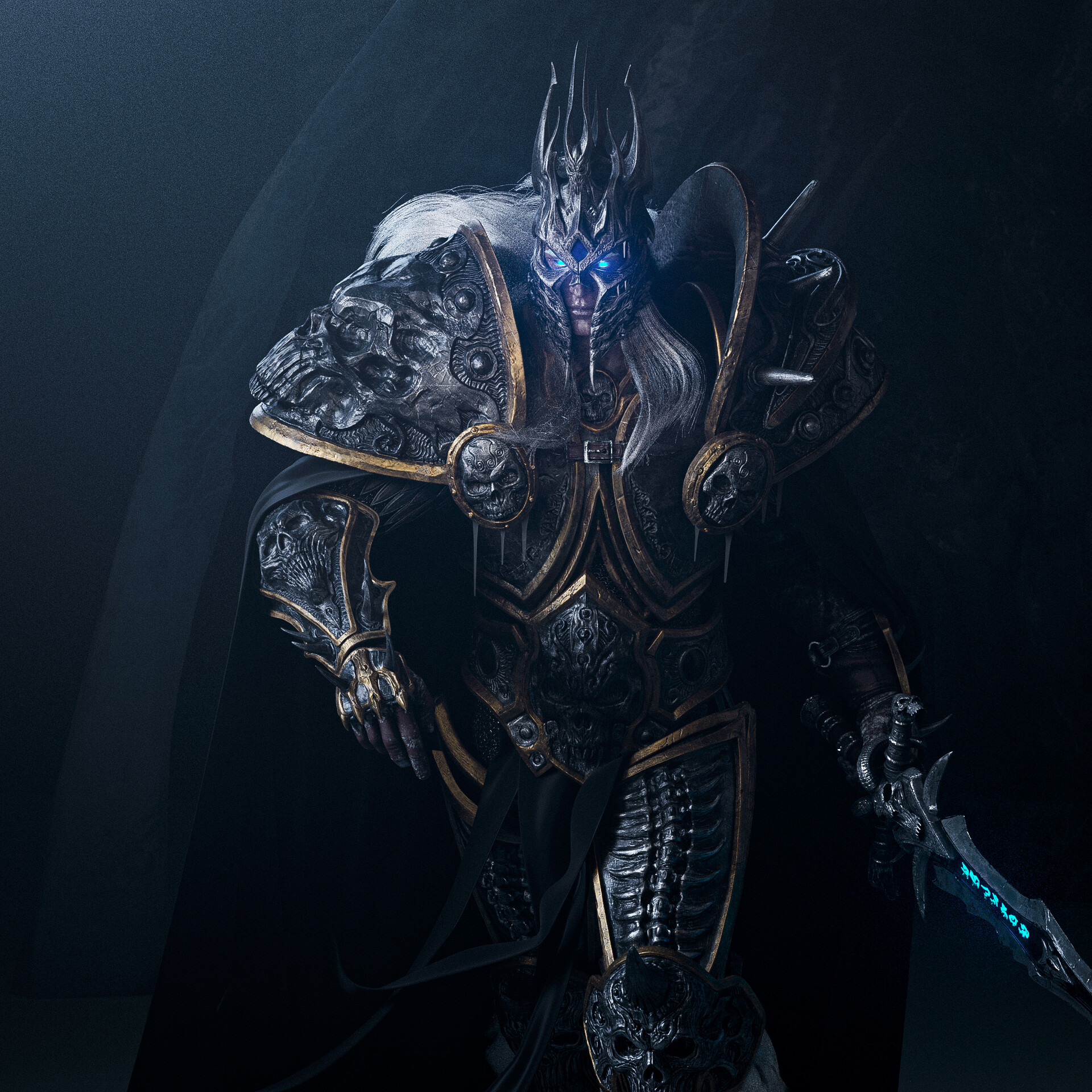 ArtStation - Lich king real time game model