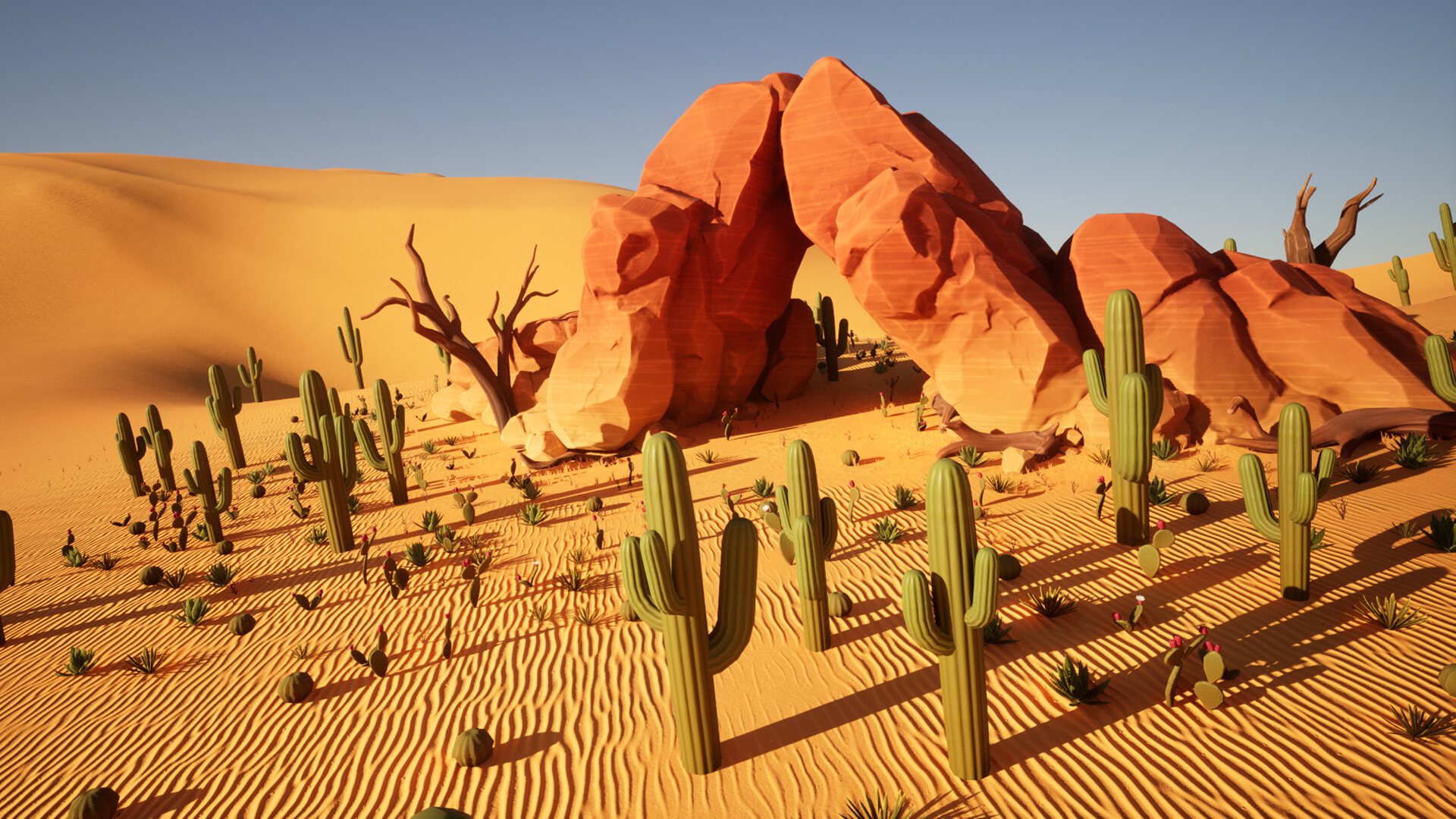 ArtStation - Stylized PBR Desert Pack