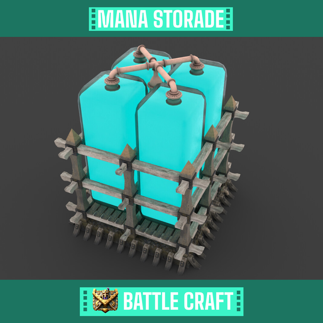 ArtStation - Mana storage (level 3). Battle Craft project.