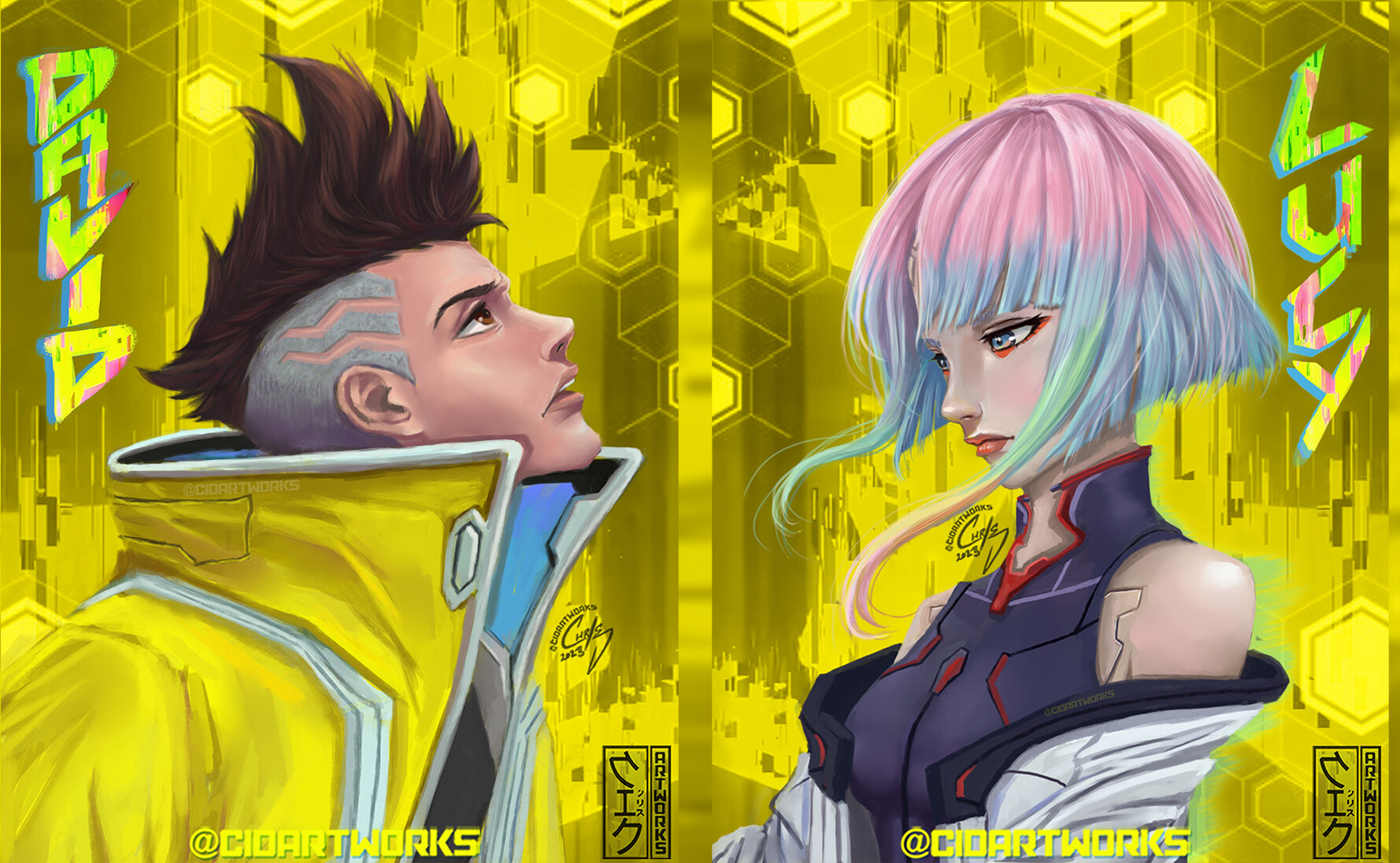 Cyberpunk Edgerunners Anime, Lucy and David