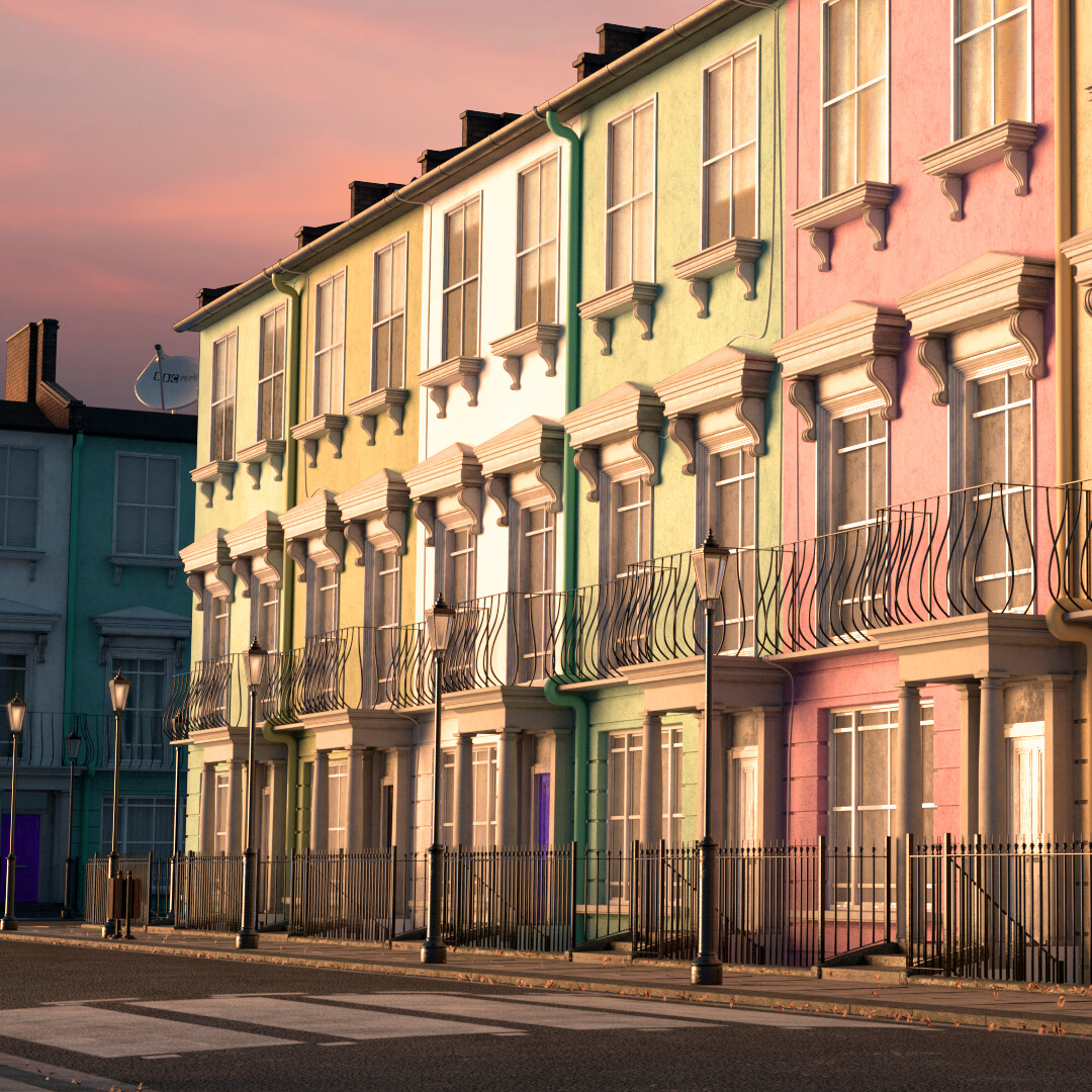 Chalcot Crescent, Primrose Hill - London