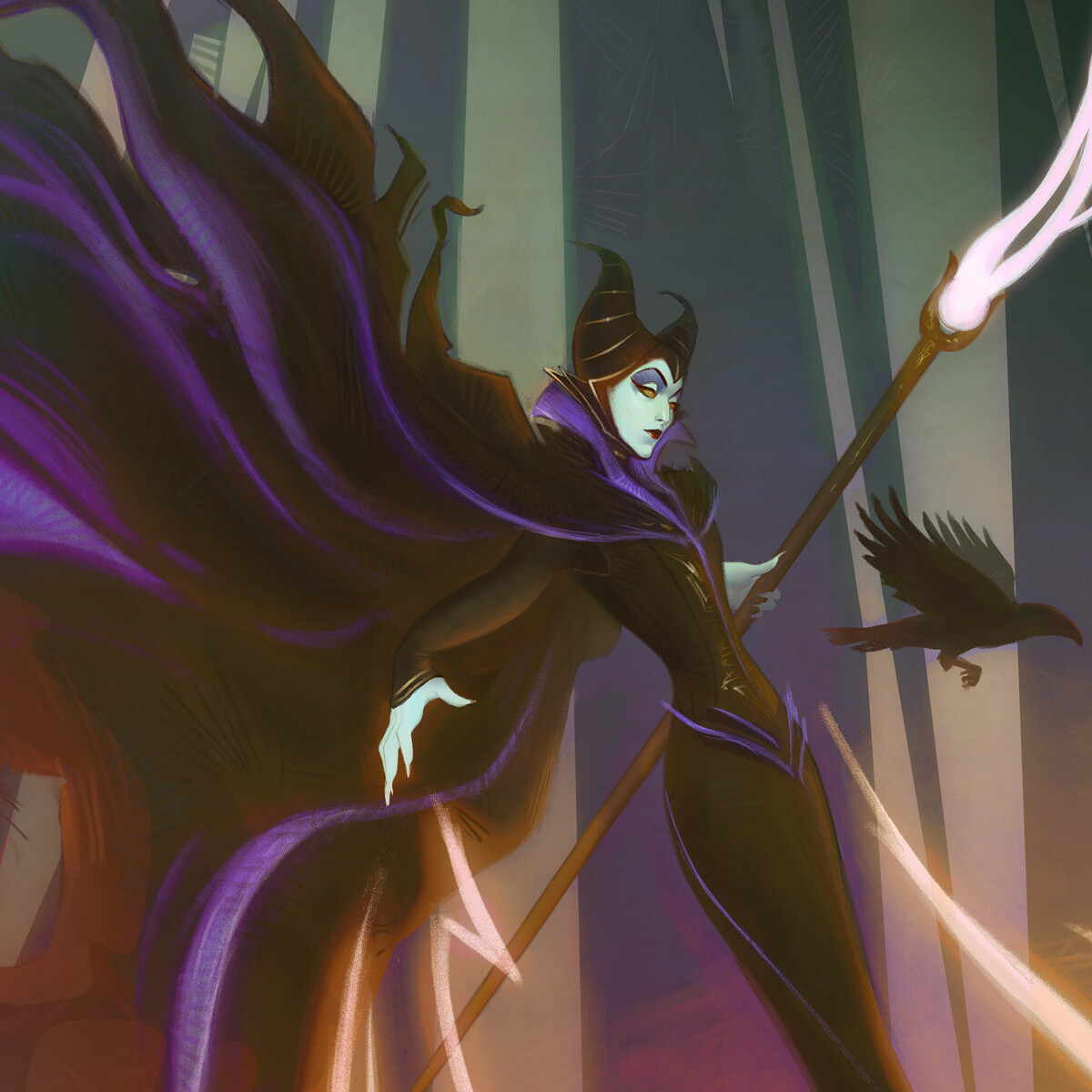ArtStation - Variant Cover Disney Villains: Maleficent issue 3