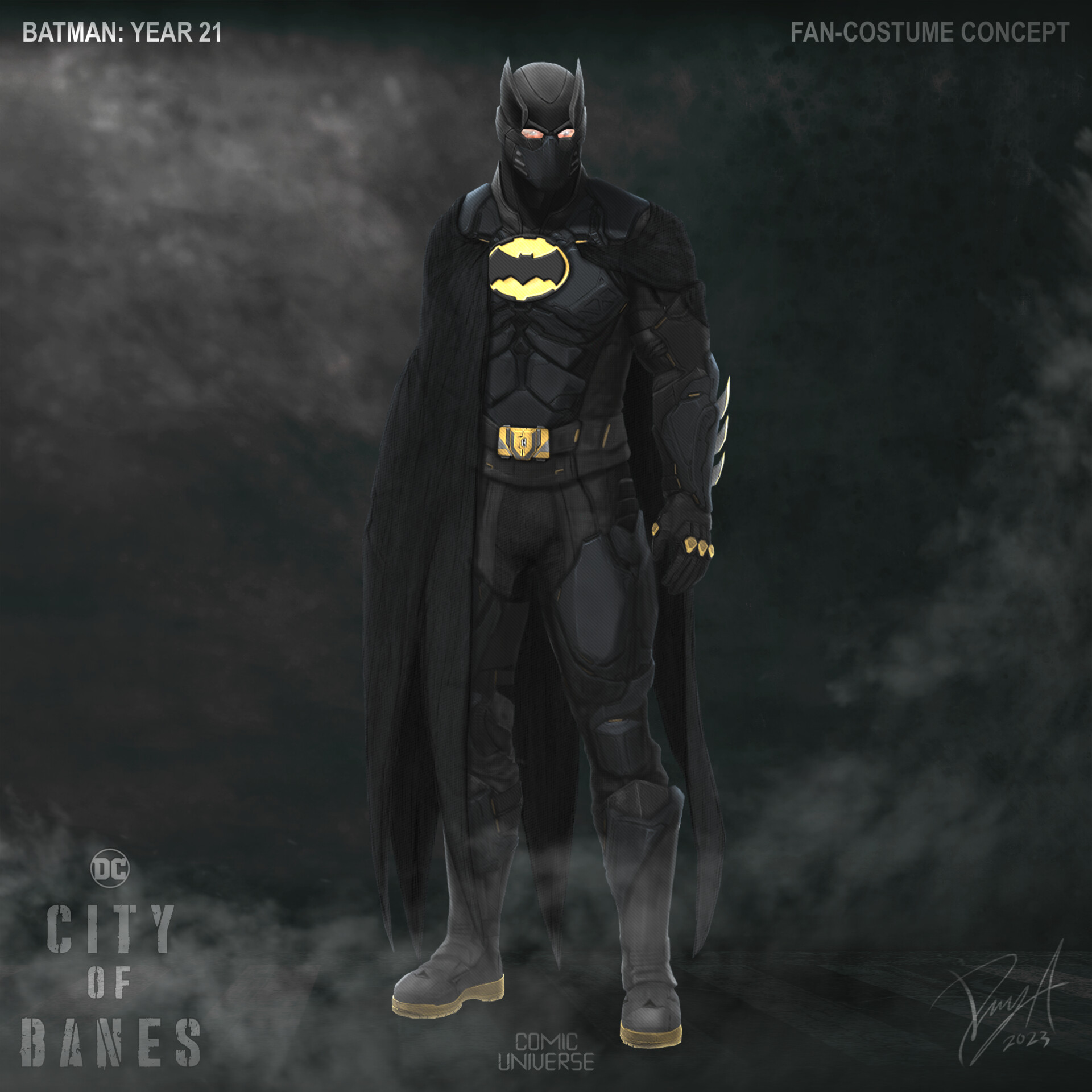 ArtStation - Fan-Concept Batman Year 21 - Costume and Story