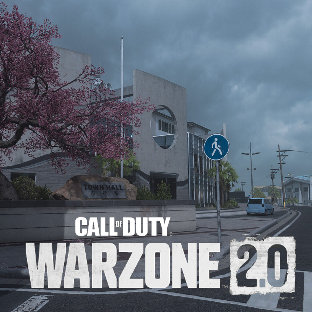 ArtStation Call of Duty Warzone 2.0 Ashika Island Town Hall