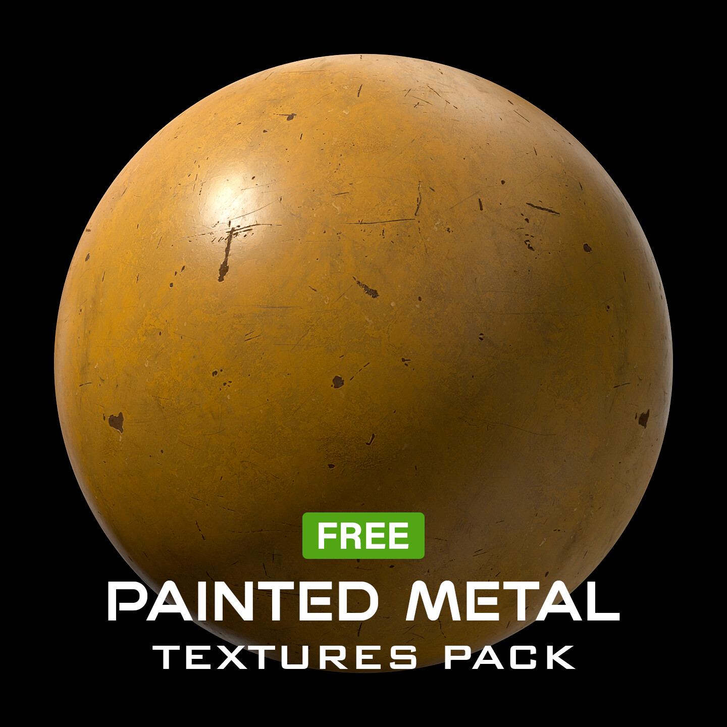 Artstation Painted Metal Pbr Texture Pack Substance 3d Designer