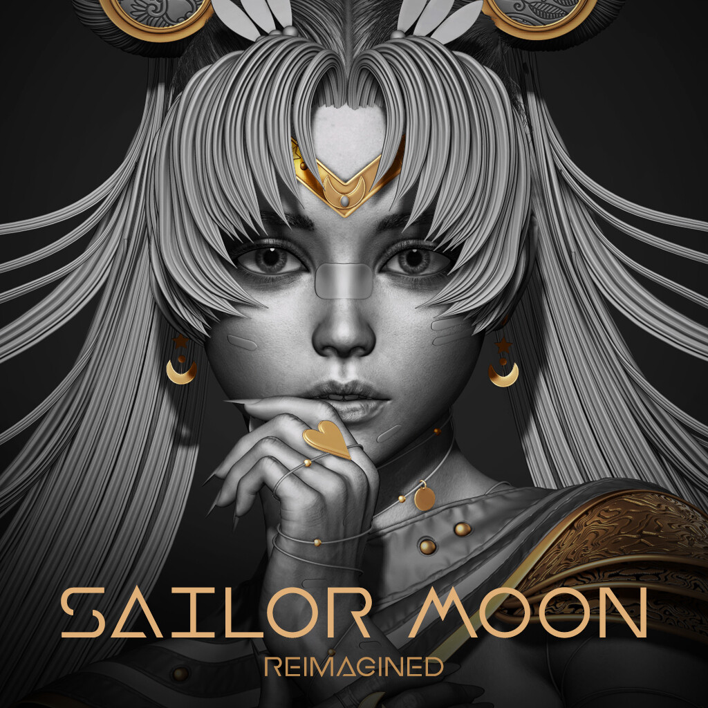 SAILOR MOON  / reimagined / Zbrush 