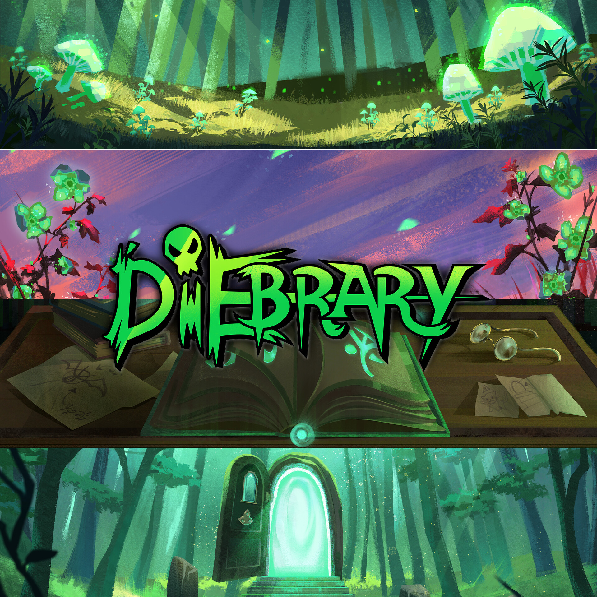 ArtStation DIEBRARY Steam Backgrounds/Other Art
