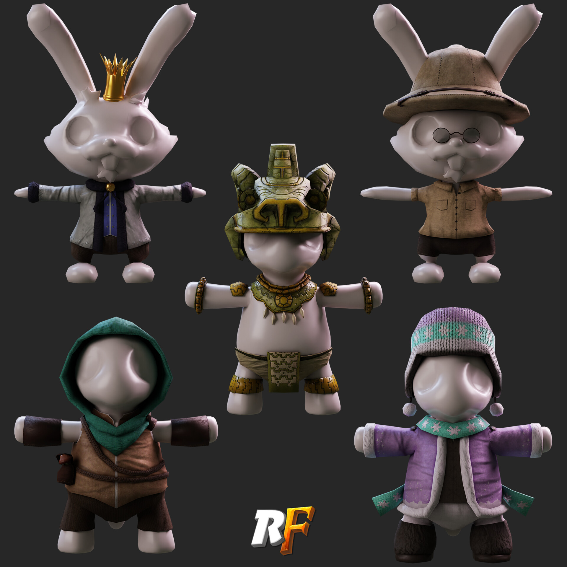 ArtStation - Level Outfits - Running Fable