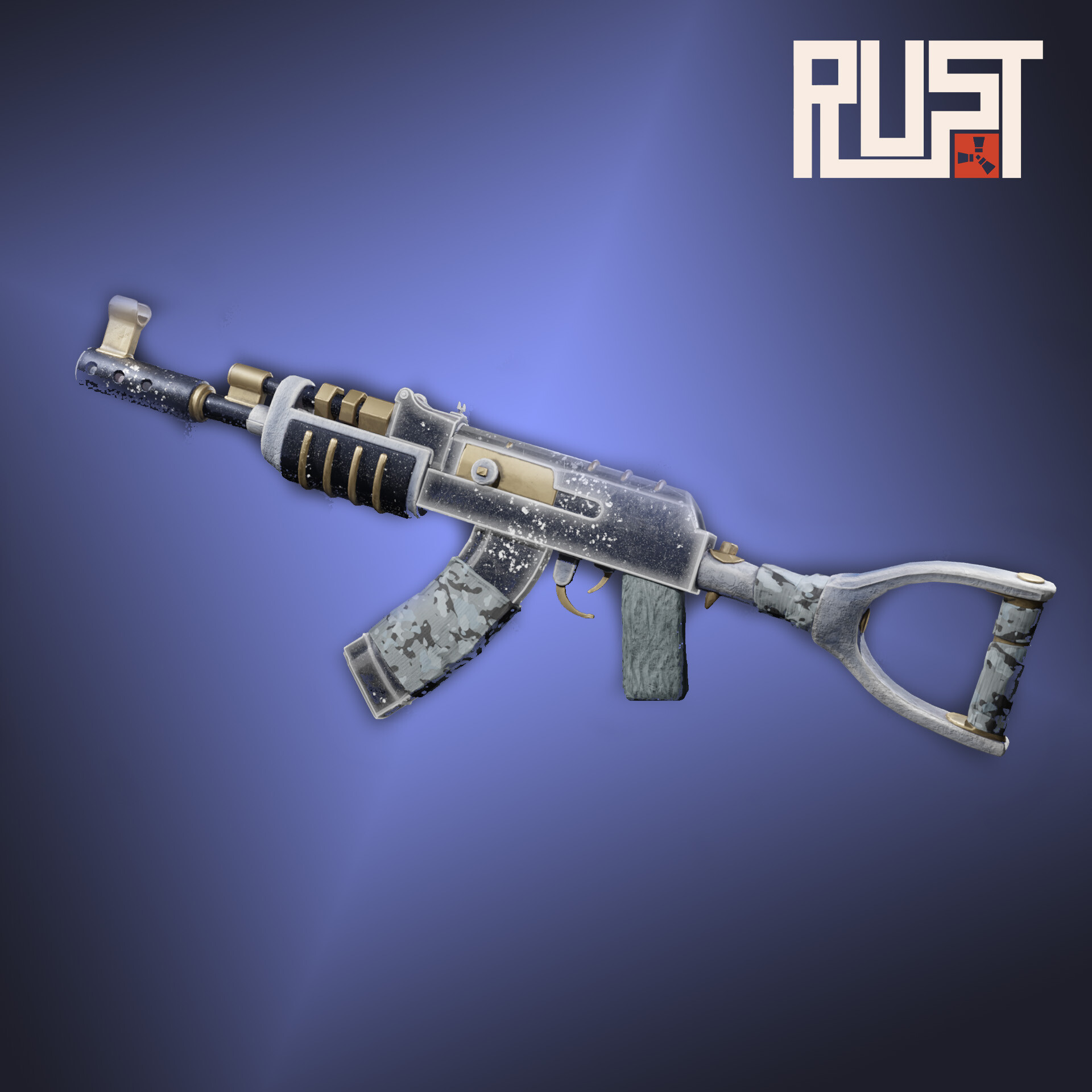 ArtStation - © Winter-space AK47 (Rust)