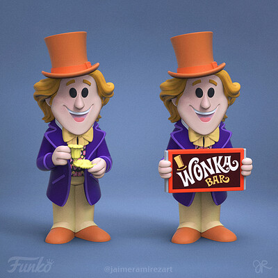 ArtStation - Funko: POP Wonka - Willy Wonka with Briefcase