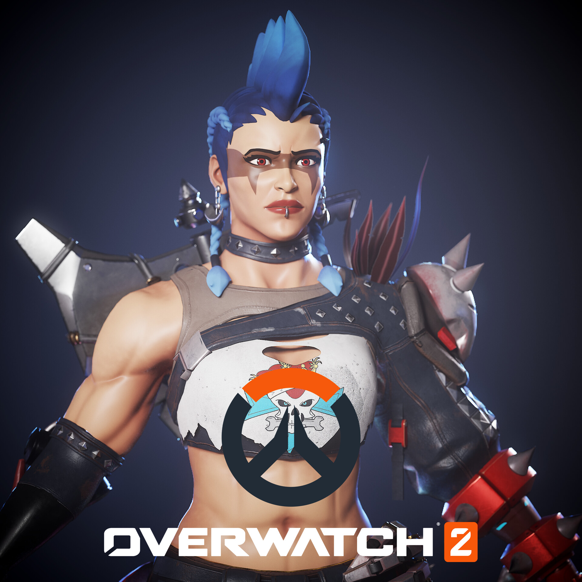 ArtStation - 『 JunkerQueen 』 Overwatch2