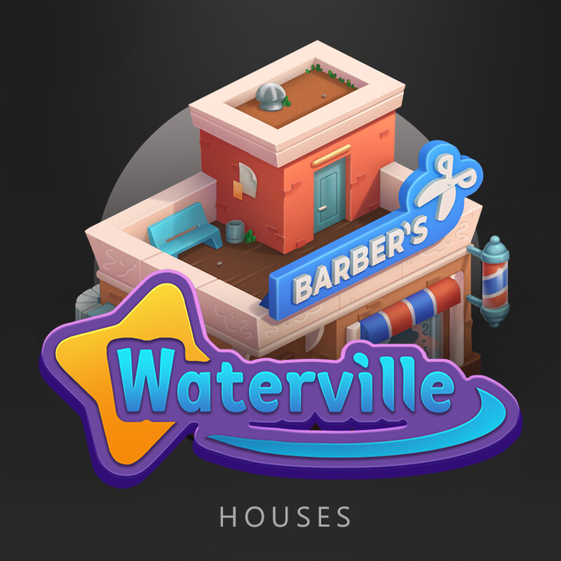 ArtStation - Waterville: Houses