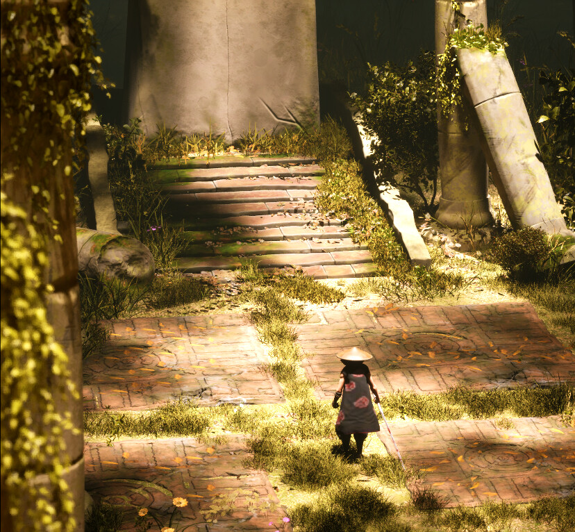 ArtStation - Mystic Runestone Temple | Environment Design | UE5