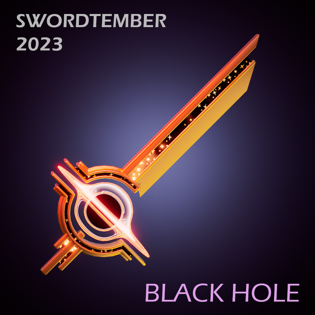ArtStation Black Hole Sword Swordtember 2023