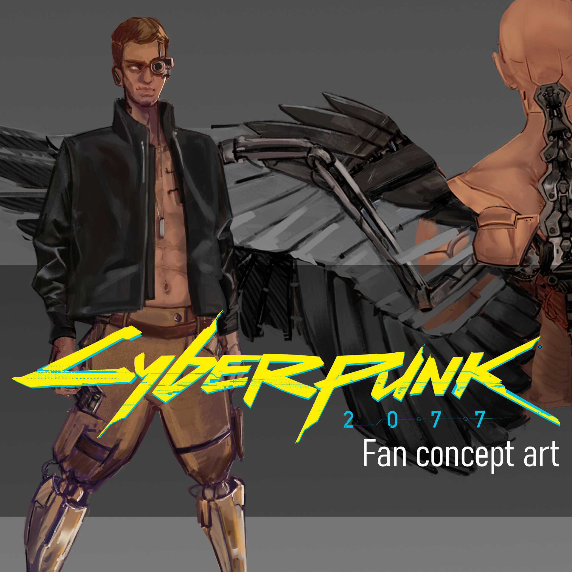 ArtStation - Cyberpsycho fan concept art, Cyberpunk 2077