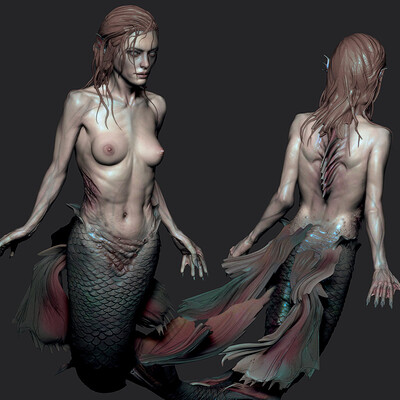 Mermaid - Timelapse [ Zbursh ]