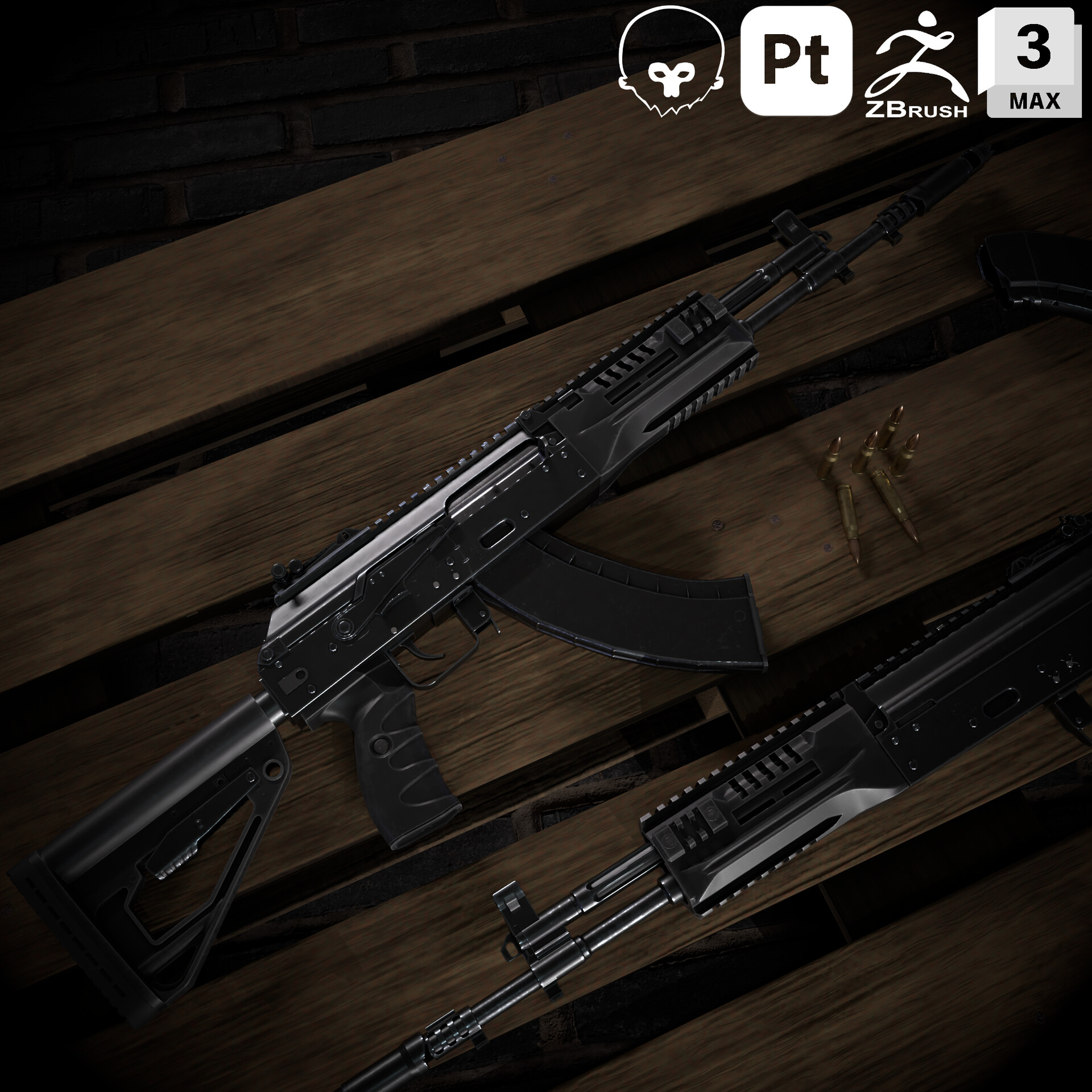 ArtStation - kalashnikov Ak15