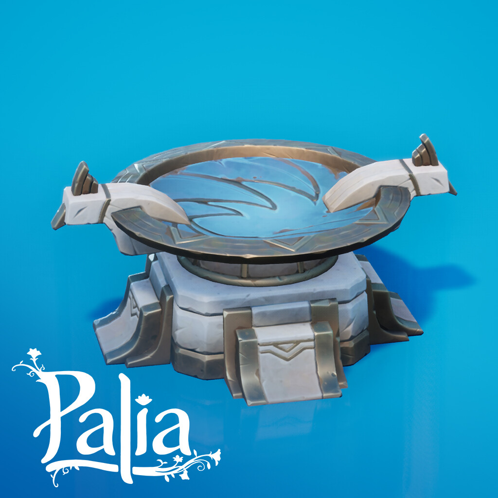 ArtStation Palia Water Temple Pedestal
