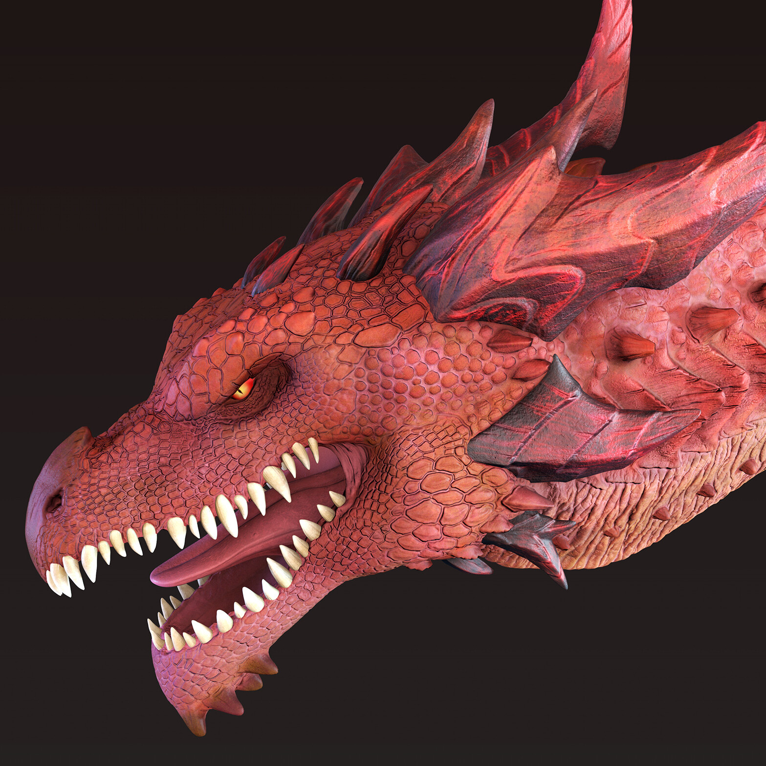 Artstation Dragon Head