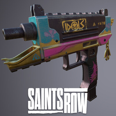 ArtStation - Saints Row Weapon | Idols SMG