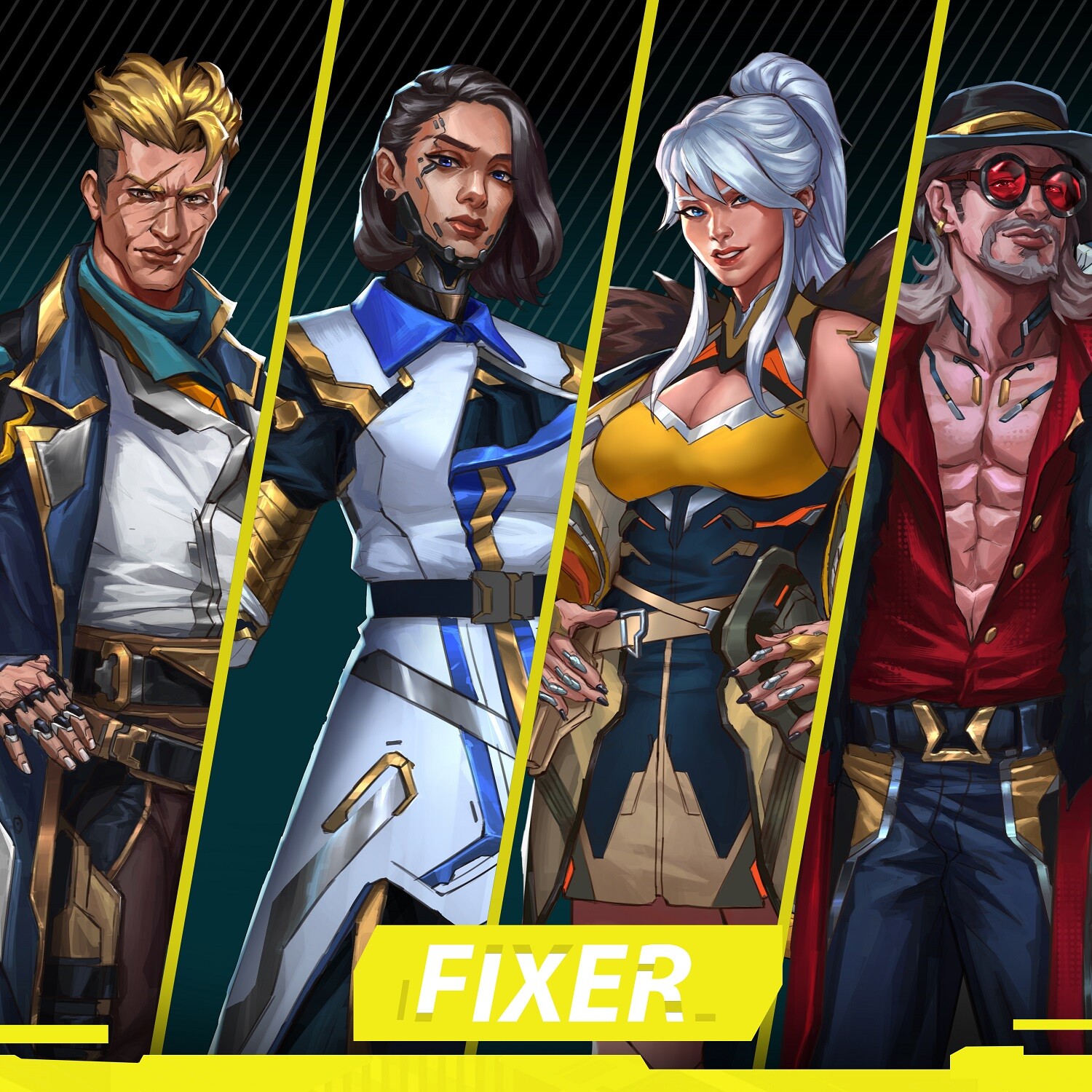 ArtStation Cyberpunk Character Roles_FIXER