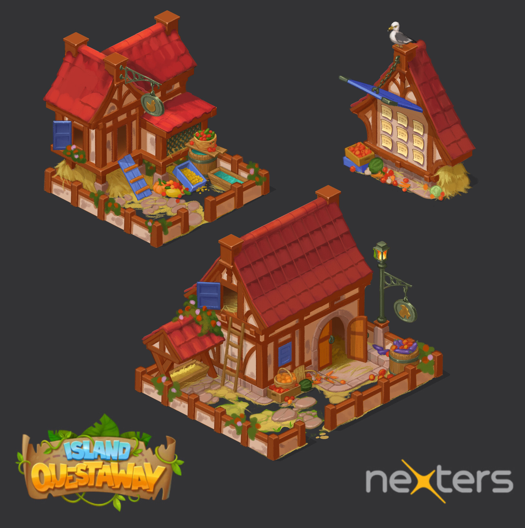 ArtStation - Objects for Island Quetaway