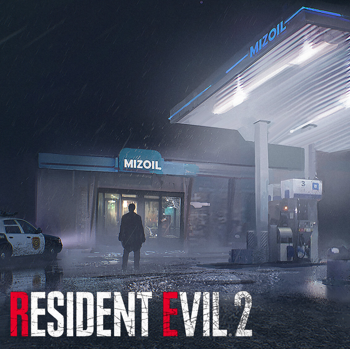 ArtStation Resident Evil 2 Gas Station