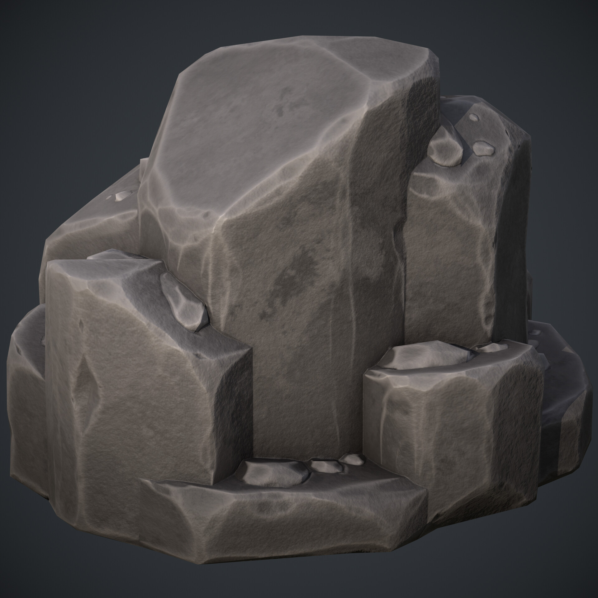 ArtStation - Stylized Rock Set - Game Ready