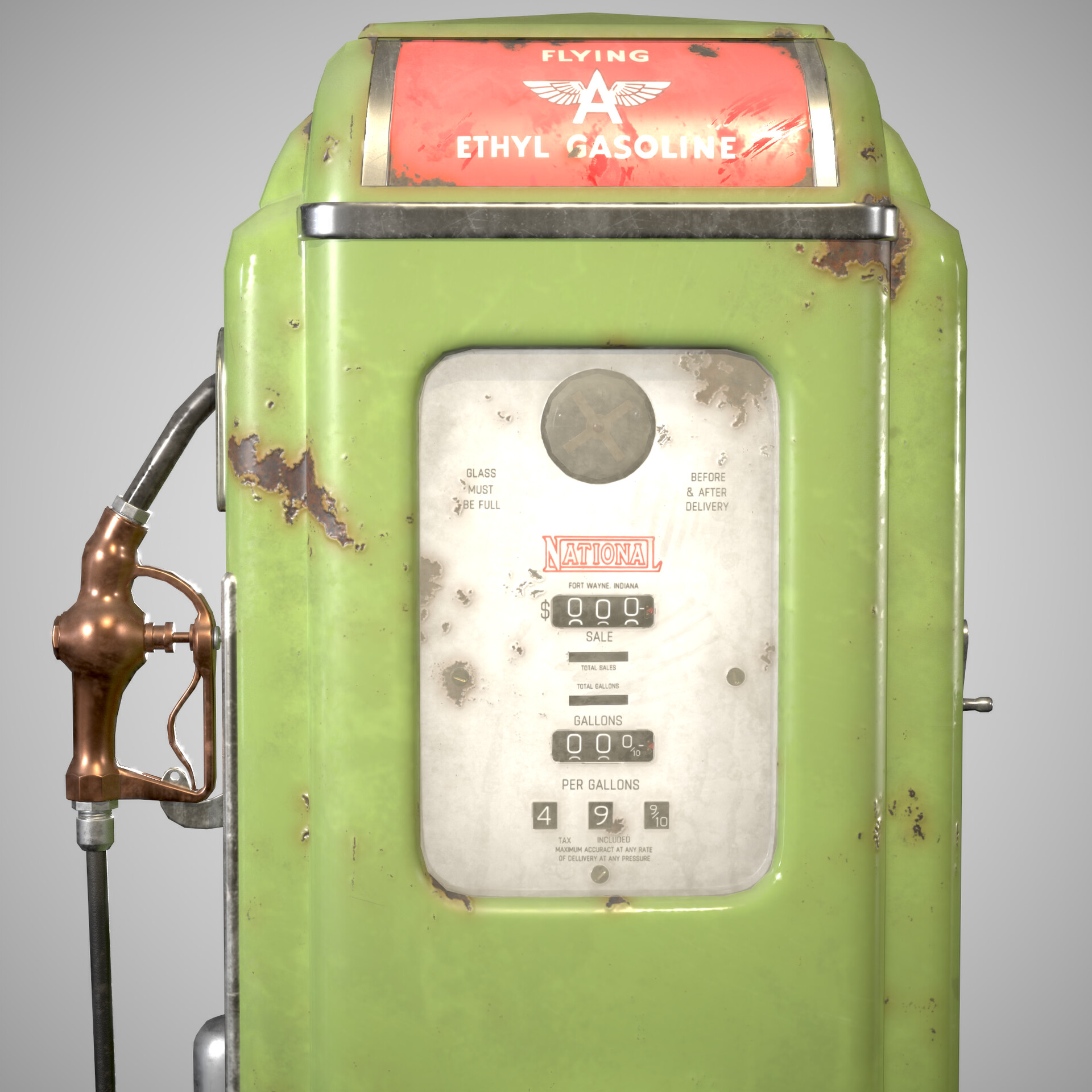 ArtStation - Old gas pump