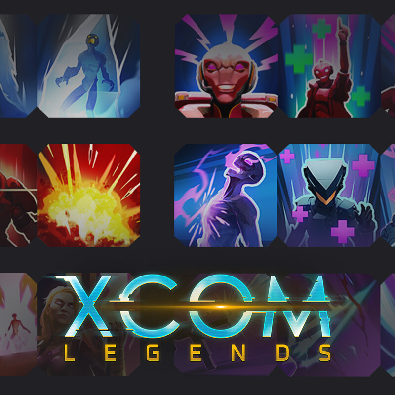 ArtStation - Xcom Legends - UI Elements / Icons
