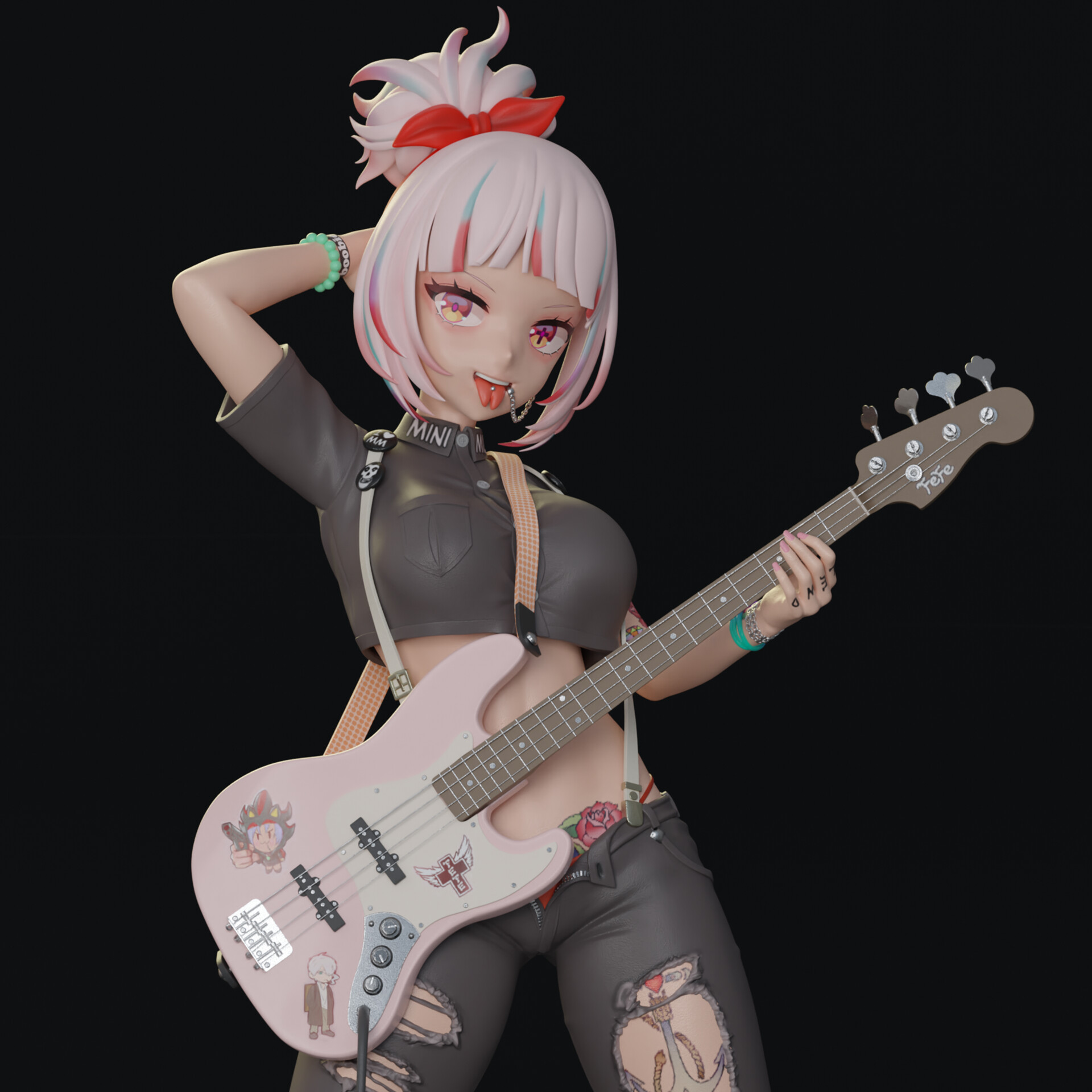 ArtStation - Fefe Vtuber figure - Novel Horizons