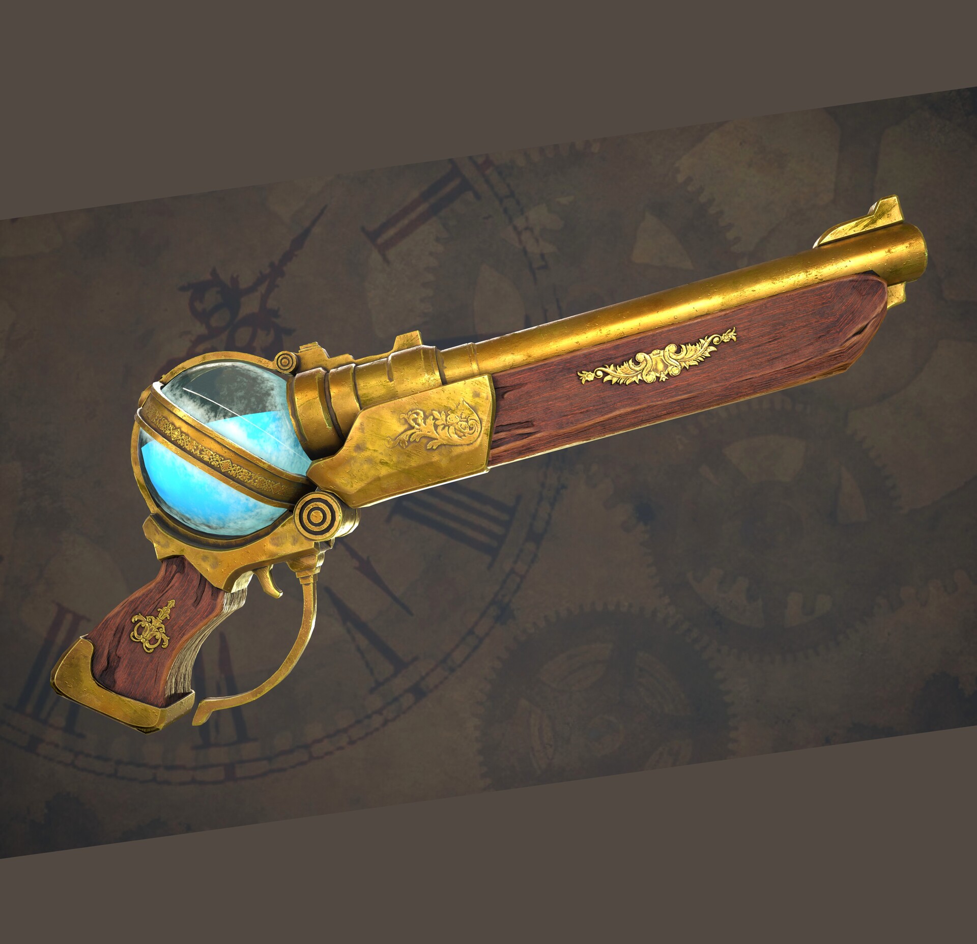 ArtStation Flask Lock Pistol