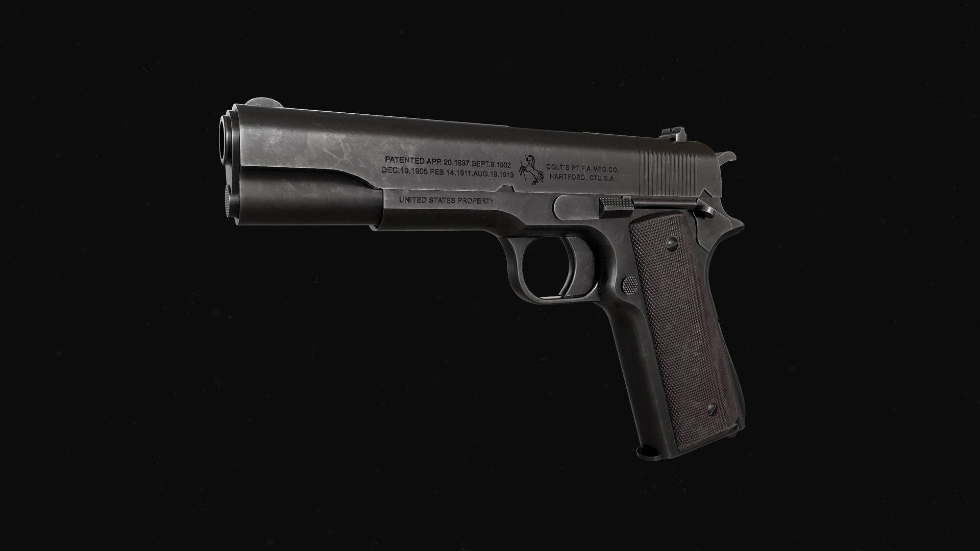 ArtStation - M1911 Pistol