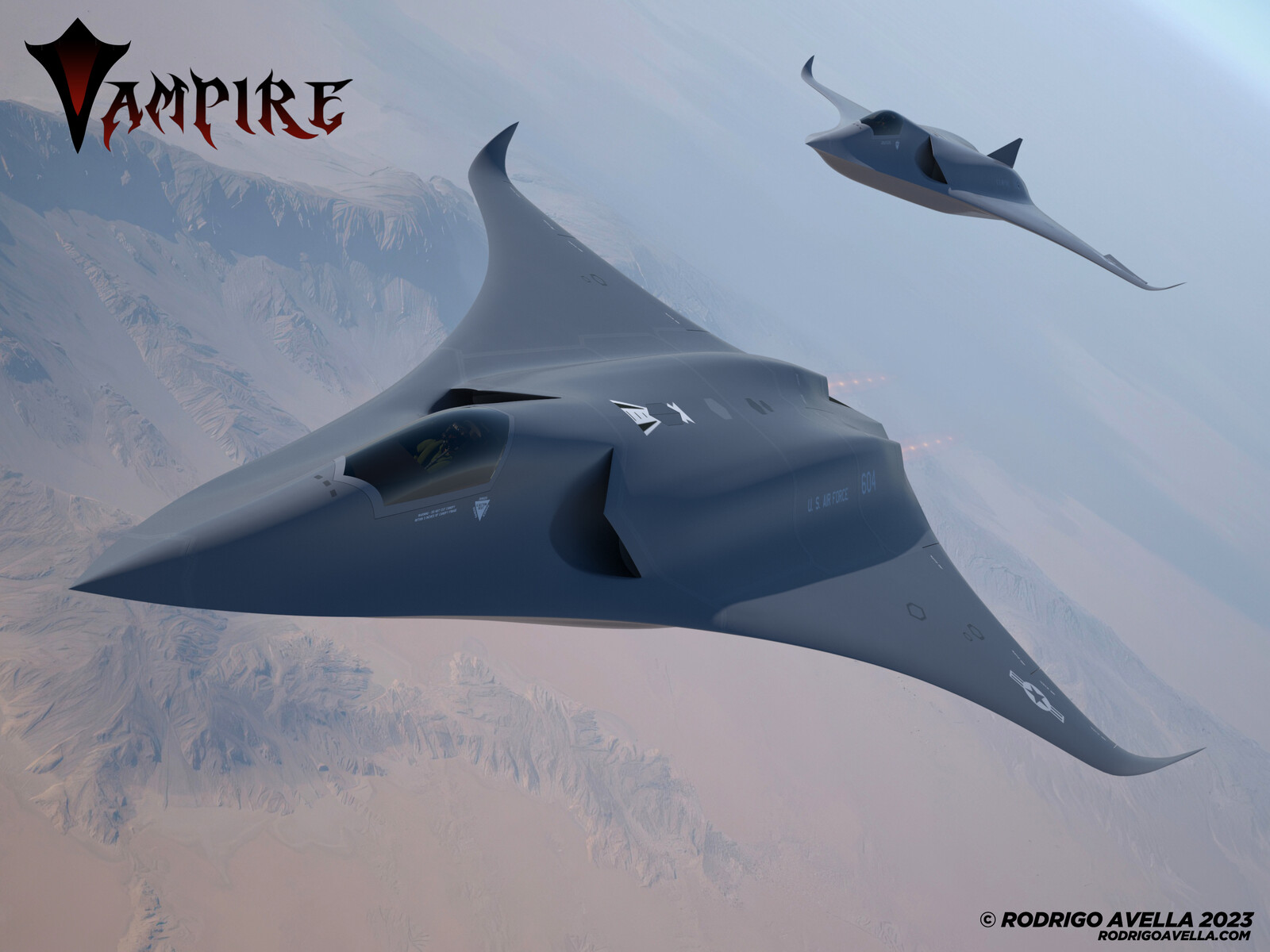 Vampire - Sixth generation fighter concept