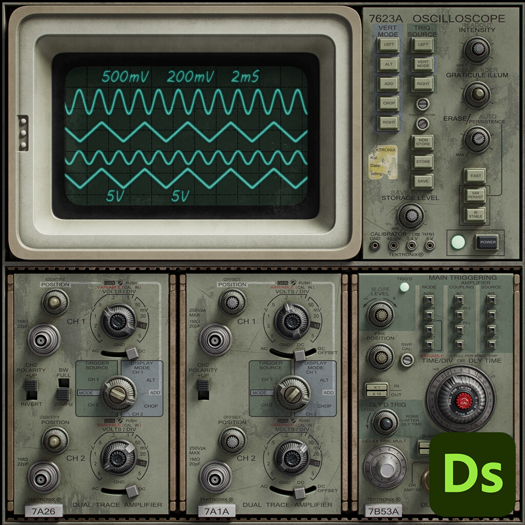 ArtStation - Substance Designer - Oscilloscope