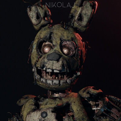 ArtStation - Five Nights at Freddy's 3 Springtrap and Phantoms (HW  Adaptation)