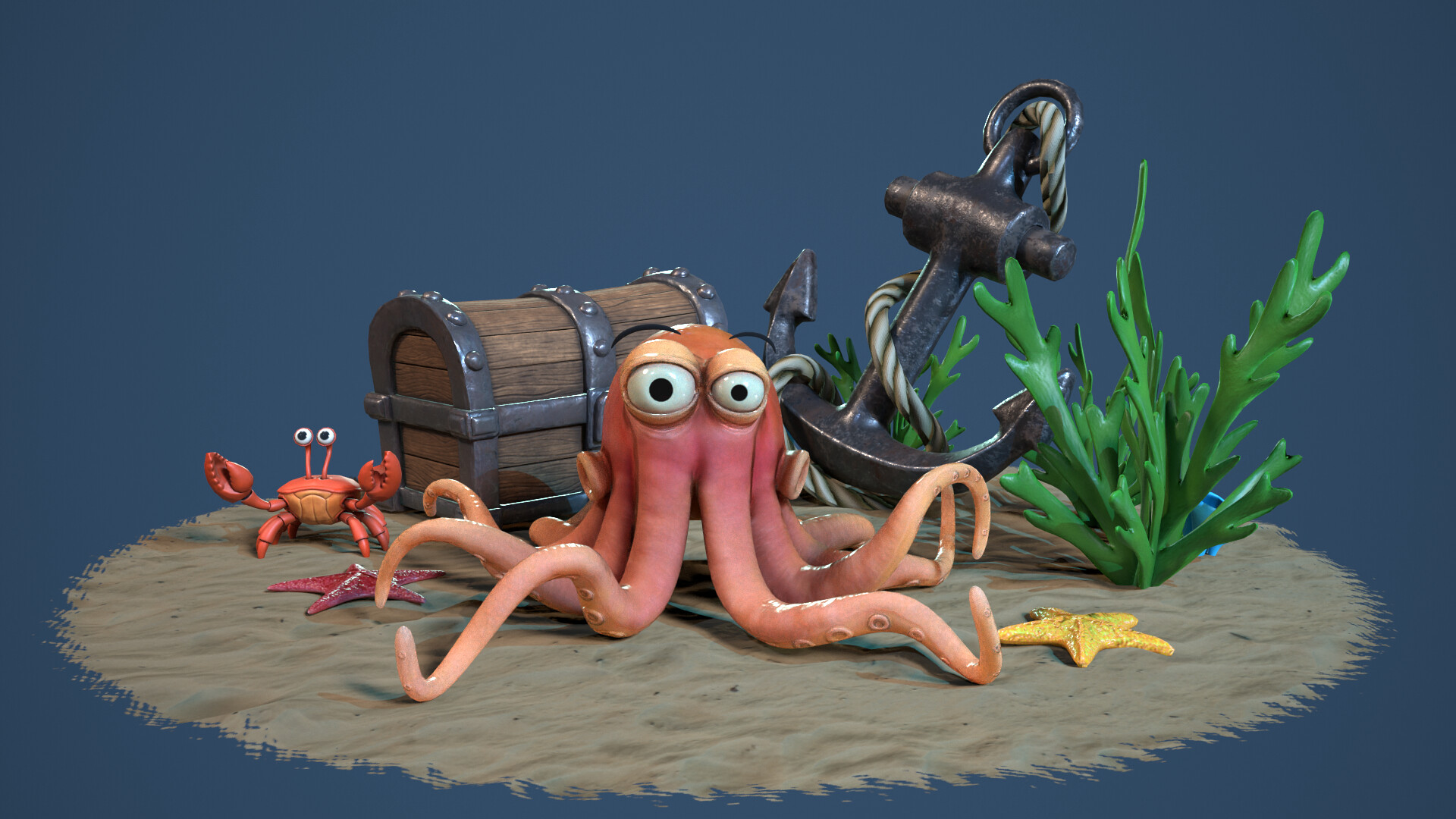 Buy PIPEROID Octo & Deca Mischievous Octopus & Crab - Japanese 3D