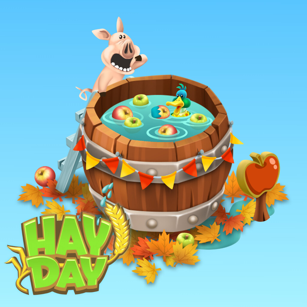 ArtStation - Hay Day : Fall 22 Deco Set